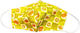 Palatino Protective Mask Fabric Yellow MARK836 1pcs