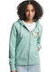 Women's Sweatshirt Jacket Hooded GZL/FRESH MINT