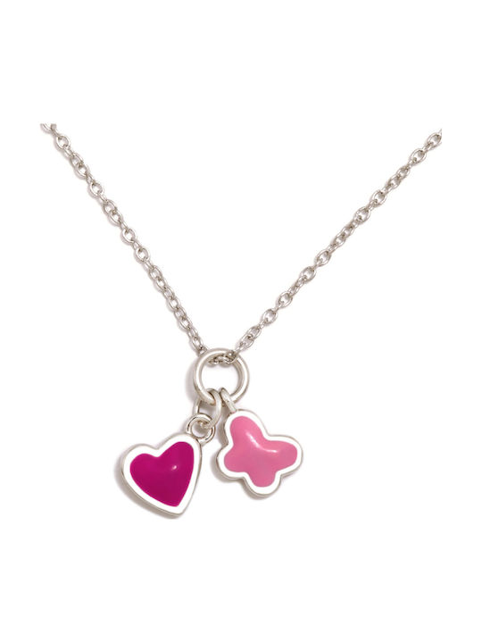 Agatha Ruiz De La Prada Детска гривна Heart with Chain 105PUF