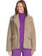 Women's Short Fur 160205/VINTAGE KHAKI