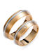 Paraxenies Ehering Zweifarbig 14K