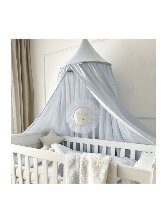 Junior Mosquito Net Room Cotton Light Blue