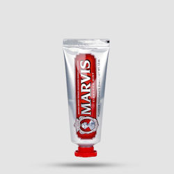 Marvis Cinnamon Mint Toothpaste Fluoride Free for Whitening , Plaque & Cavities Cinnamon Mint 25ml