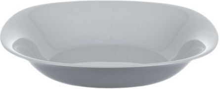 Luminarc Carine Granit Plate Shallow made of Porcelain White with Diameter 22cm