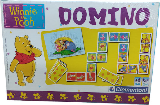 Настолна игра Domino Winnie The Pooh за 2-4 играчи 3+ години (EN) Clementoni