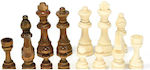 Platinum Games Ξύλινα Πιόνια για Σκάκι Μπεζ 8.9cm