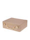 Stoff Schmuckkästchen Beiges 23x18x8cm