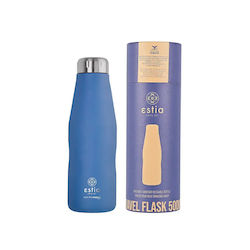 Estia Travel Flask Save the Aegean 500ml albastru denim Estia Travel Flask Save the Aegean 500ml albastru denim