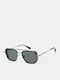 Gigi Barcelona Men's Sunglasses with Gray Frame and Gray Lens 6854/7