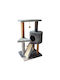 Pawise Scratching Post Cat Trees Gray 35x35x85cm