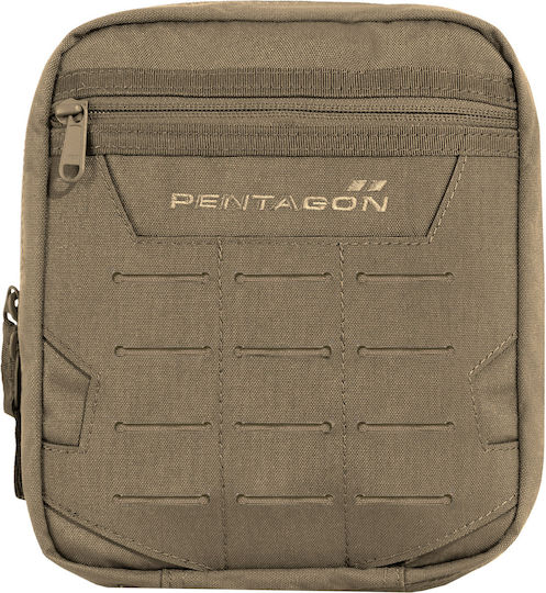 Pentagon EDC 2.0 Military Pouch Belt made of Cordura Coyote 2.3lt