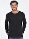 Clever Men's Long Sleeve Sweater BLACK