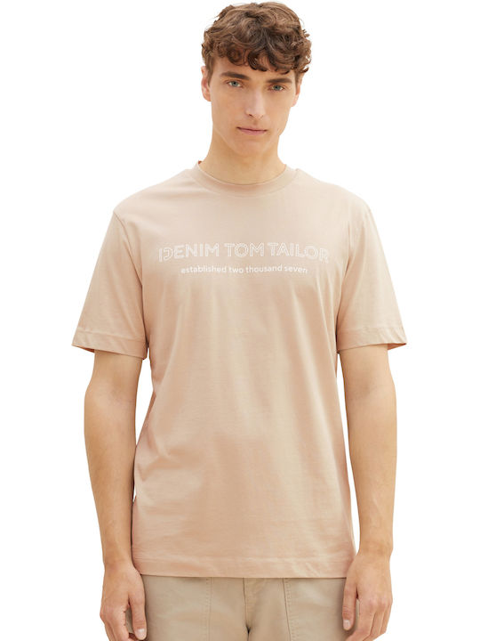 Tom Tailor Printed Ανδρική Μπλούζα Κοντομάνικη ...