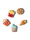 Crocs Jibbitz Charm-uri Drăguțe Multicolore 5 Bucăți
