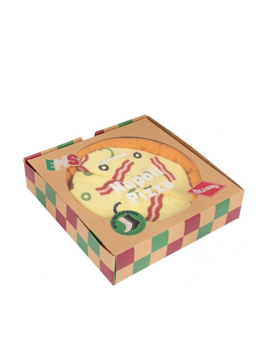 Eat My Socks Napoli Pizza Κάλτσες με Σχέδια Πολυχρωμο 2Pack