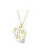 Necklace Mum from Gold 14K