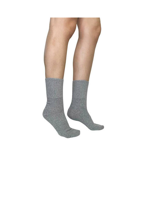 Inizio Women's Solid Color Socks GRI