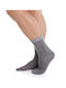 Inizio Men's Solid Color Socks GRI