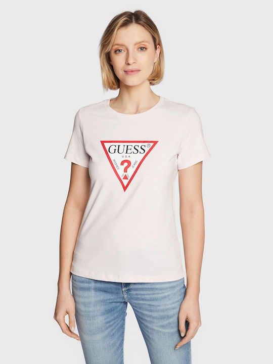 Guess Women's T-shirt Pink W1YI1BI3Z11-A60W