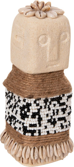 HomeMarkt Decorative Statuette made of Stone Sumba 7x7x17cm 1pcs