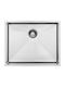 Macart Star/10 Ένθετος Νεροχύτης Inox Μ45xΠ40cm Ασημί