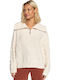 Lost Paradise Women's Long Sleeve Sweater ΑΝW/ANTIQUE WHITE