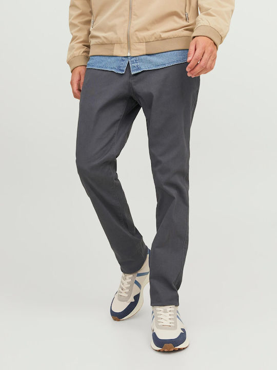 Jack & Jones Панталон Чино Еластичен Asphalt Da...
