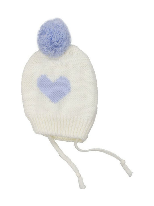 Recos Kids Beanie Knitted Light Blue for Newborn