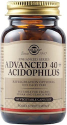 Solgar Enhanced Series Advanced 40+ Acidophilus Προβιοτικά 60 φυτικές κάψουλες
