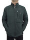 Men's Fleece Cardigan Forest Green