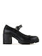 Pantofi cu toc Negre SIB-620 (MBLK)