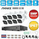 Annke Σύστημα Παρακολούθησης DW81KD 4 Καμερών CCTV 5MP με Καταγραφικό DVR