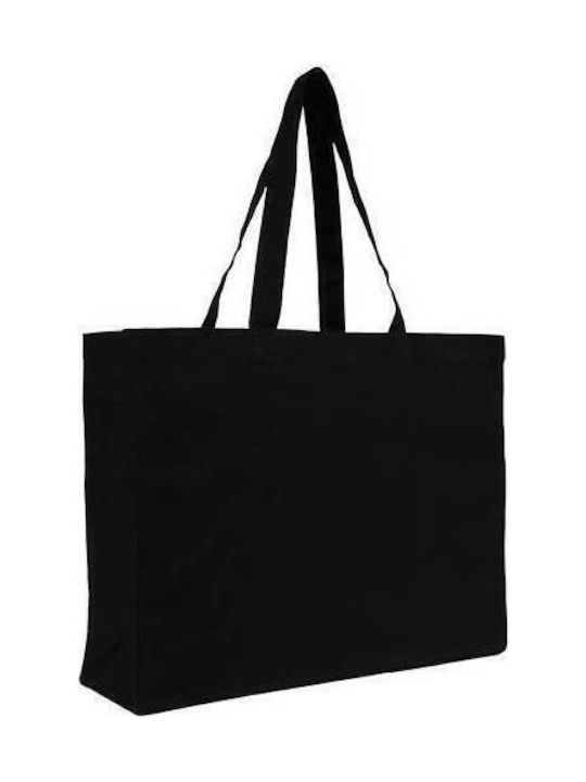 Ubag Βαμβακερή Τσάντα για Ψώνια σε Μαύρο χρώμα