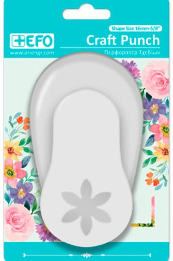 +Efo Punch with Flower Design