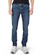 Pantaloni Jeans pentru Bărbați Elastic Albastru
