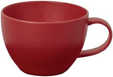 Ready Tasse Kaffee aus Porzellan Rot