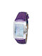 Chronotech Watch with Purple Leather Strap