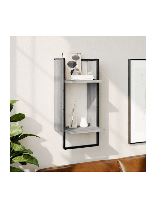 Shelf Wall Grey Sonoma 30x25x65cm