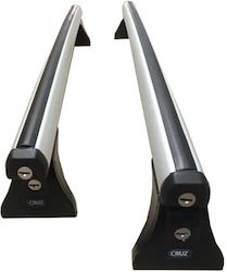 Cruz Bare De Acoperiș Din Aluminiu Pentru Fiat Punto 3D 05-12 Argintii Cruz Bare De Acoperiș Din Aluminiu Pentru Fiat Punto 3D 05-12 Argintii