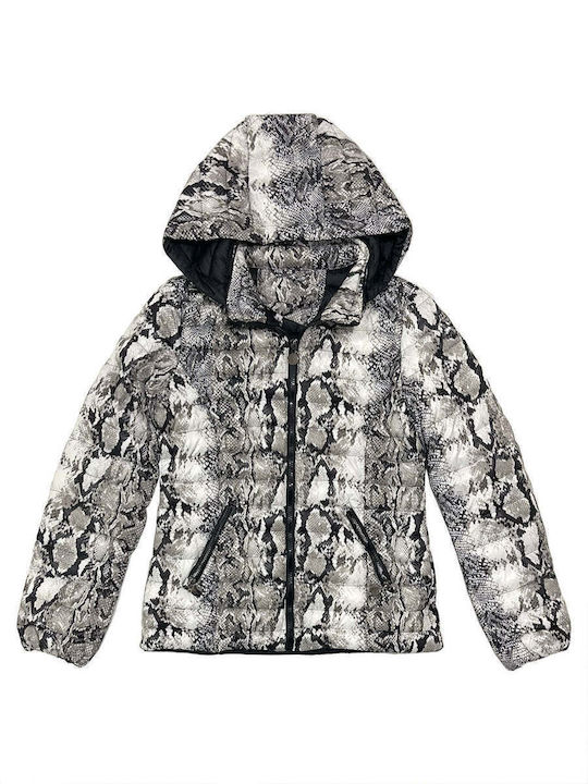 Kurz Damen Puffer Jacke für Winter ''Snake''