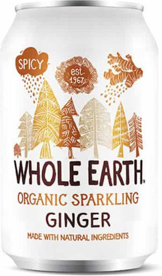 Whole Earth Αναψυκτικό με Ανθρακικό, Χωρίς Ζάχαρη, Βιολογικό 330ml