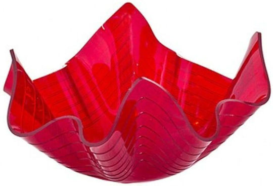 Marva Fruitieră Plastic Roșu 19x19buc