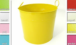 Mop Bucket Metal Yellow