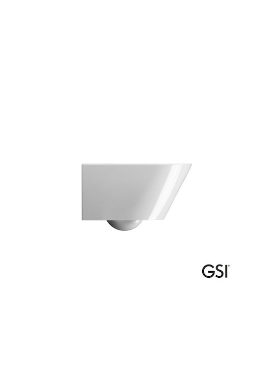 GSI Swirlflush Λεκάνη Κρεμαστή Λευκή