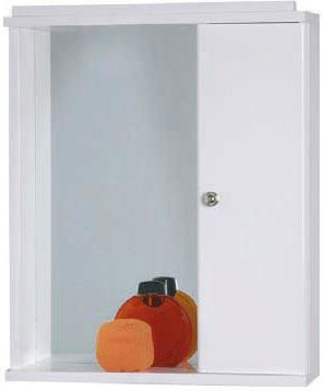 Drop 6KLR050WH Καθρέπτης με Ράφι & Ντουλάπι 50x60cm Right Cabinet