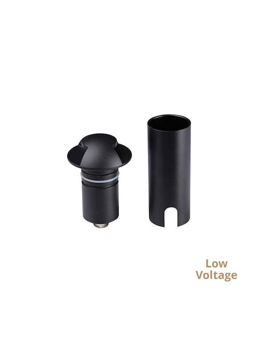 Viokef Viokef Außenstehlampen Spot LED 3W mit Warmes Weiß Licht IP67 Schwarz
