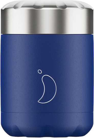 Chilly's Inox Thermo Lunch Box Matte Blue 300ml