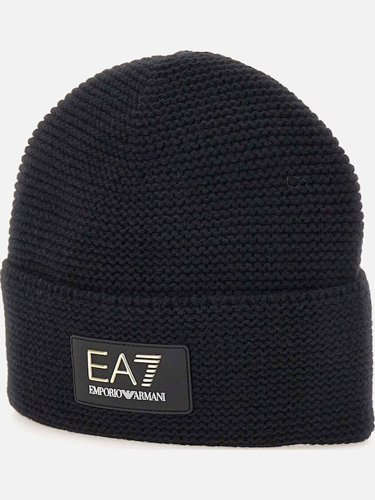 Beanie Unisex Beanie Knitted in Black color