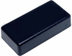 Hammond Πλαστικό Κουτί Κατασκευών 80x40x20mm Μαύρο (1551KBK)