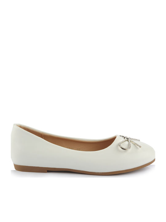 Kids Ballerinas White